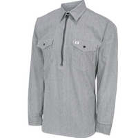 Big Bill Zip Up Hickory Long Sleeve Shirt - Ironworkergear