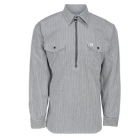 Big Bill Zip Up Hickory Long Sleeve Shirt - Ironworkergear