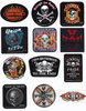 Union Hard Hat Sticker Mix 1 - Skulls, Flames & Crosses - Ironworkergear