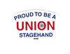 Proud to be Union Stagehand Hard Hat Sticker #HS-PTB-SH - Ironworkergear