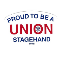 Proud to be Union Stagehand Hard Hat Sticker #HS-PTB-SH - Ironworkergear