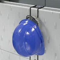 Rack 'Em Hard Hat and Coat Cubicle Rack #RK5007 - Ironworkergear