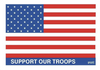 Support Our Troops Hard Hat Sticker #FF23 - Ironworkergear