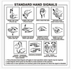 Standard Hand Signal Signs