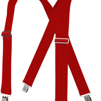 Welch 2" X-Back Gator Clip Suspenders - Ironworkergear