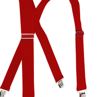 Welch 2" X-Back Gator Clip Suspenders - Ironworkergear