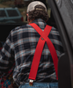 Welch 2" X-Back Gator Clip Suspenders - Ironworkergear