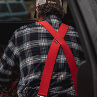 Welch 2" X-Back Gator Clip Suspenders - Ironworkergear