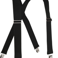 Welch 2" X-Back Gator Clip Suspenders - Ironworkergear