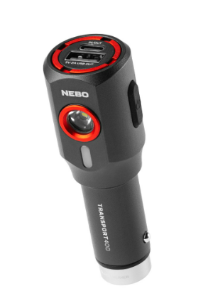 NEBO Transport 400 2-IN-1 Car Charger & Flashlight