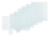 Jackson Safety Safety Plate Set - Polycarbonate - 5.25" x 4.5" #22606