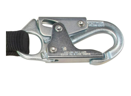 Safewaze 18" D-ring Extender: Snap Hook, D-ring #FS813