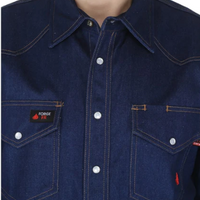 Forge FR Denim Snap Front Shirt #MFRSLD-002-DENIM