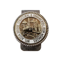 Union Ironworkers Int'l Logo in Gold Finish Money Clip #BW-MC-IWG - Ironworkergear