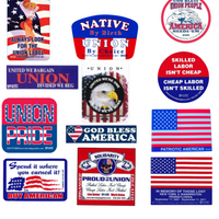 Union Hard Hat Sticker Mix 8 - Show your Pride