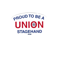 Proud to be Union Stagehand Hard Hat Sticker #HS-PTB-SH - Ironworkergear