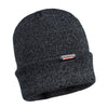 Portwest Reflective Knit Hat, Insulatex Lined Black B026