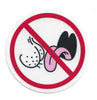 No Ball Lickers Hard Hat Sticker