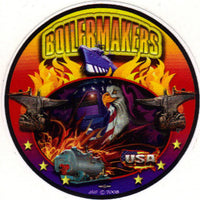 Boilermakers Premium Hard Hat Sticker #BW1 - Ironworkergear