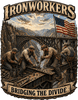 Old Skool Customs Ironworkers – Bridging the Divide T-Shirt