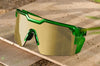 Heat Wave Future Tech Sunglasses: Cycad Green Z87+ Polarized