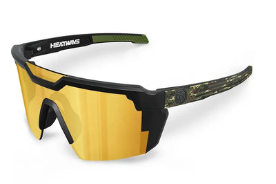 Heat Wave Future Tech Sunglasses: Camocom/Gold Z87+ - Ironworkergear