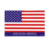 'God Bless America' American Flag Hard Hat Sticker