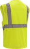GGS FrogWear® HV Premium Athletic-Type High-Visibility Black Bottom Sleeveless Safety Shirt - GLO-202 - Ironworkergear