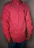 FR Pearl Snap Work shirt - Alpha Red - With U.S Flag - Ironworkergear