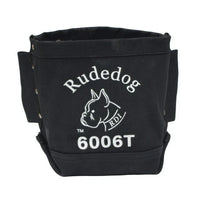 Rudedog USA Black Canvas Bolt Bag w/ Tape Holder #B-6006T-TH – Heavy Duty - Ironworkergear