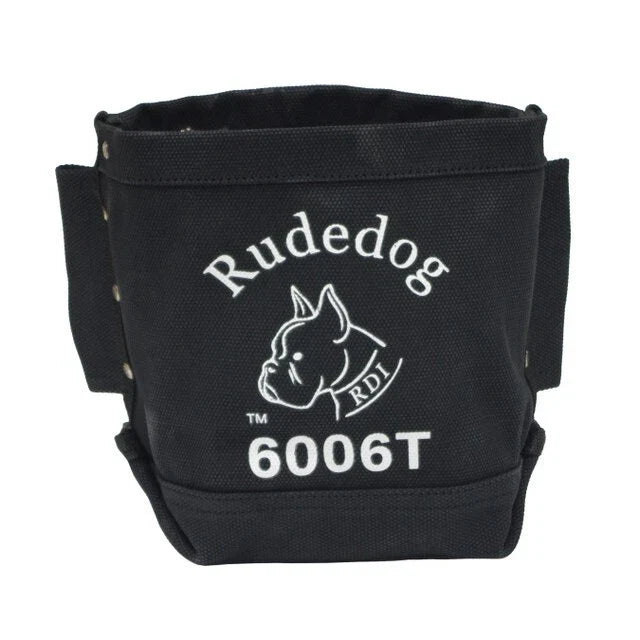 Rudedog USA Black Canvas Bolt Bag w/ Tape Holder #B-6006T-TH – Heavy Duty - Ironworkergear