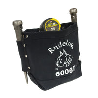 Rudedog USA Black Canvas Bolt Bag w/ Tape Holder #B-6006T-TH – Heavy Duty - Ironworkergear