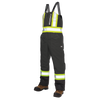 Tough Duck Ripstop Insulated Safety Bib Overall-Black - Ironworkergear