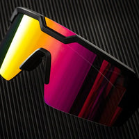 Heat Wave Future Tech Sunglasses: Black Frame Savage Spectrum Z87+ - HardHatGear