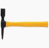 Lenco Chipping Hammer, 12 in OAL, 16 oz Head, Chisel and Pick, Thermoplastic Handle #09200 - Ironworkergear