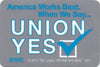 Union YES... Hard Hat Sticker #UY1 - Ironworkergear