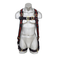 KStrong® Kapture™ Elite 5-Point Full Body Harness, Dorsal D-ring, Front D-ring, Shoulder D-rings, TB Legs (ANSI) - Ironworkergear