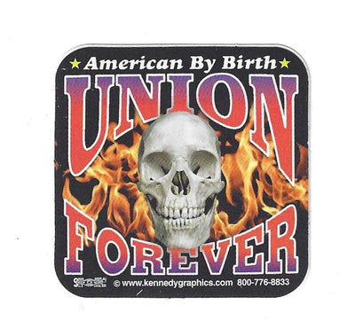 Union Forever Hard Hat Sticker #S47 - Ironworkergear