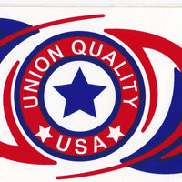 Union Quality USA Bumper Sticker #BP300 - Ironworkergear