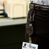Key-Bak Mid6 Heavy Duty 6 Oz. Badge Reel With Carabiner
