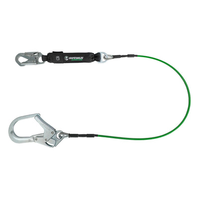 Safewaze Leading Edge 6' Energy Absorbing Lanyard: Rebar Hook - Ironworkergear