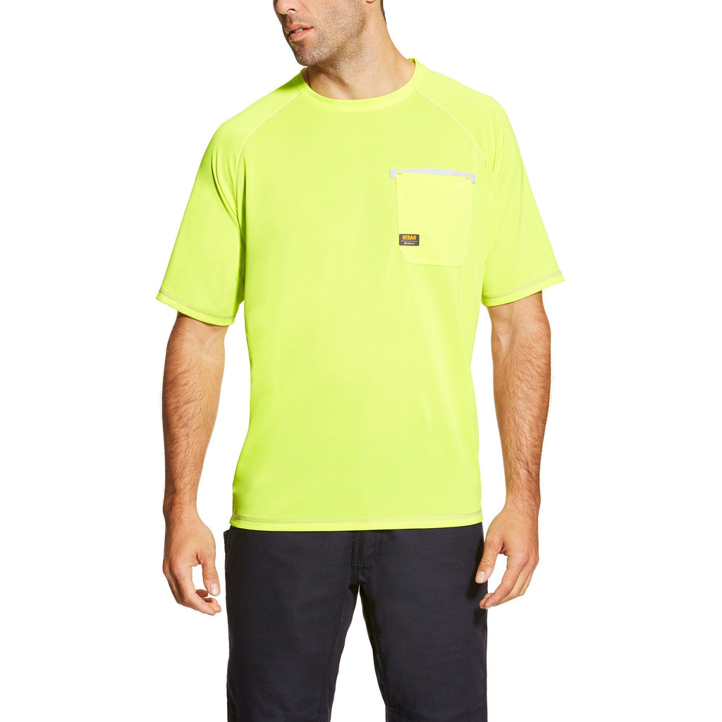 Ariat Hi Vis Lime Short Sleeve Shirt