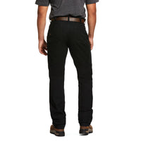 Ariat Rebar M4 Low Rise DuraStretch Made Tough Double Front Stackable Straight Leg Pant, Black #10030231 - Ironworkergear