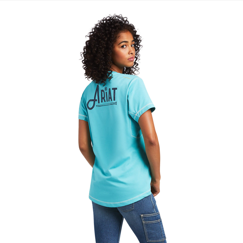 Ariat Rebar Workman Graphic Ariat Logo T-Shirt for Women