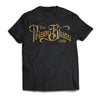 Prison Blue's Metallic Script T-Shirt-Clearance - Ironworkergear