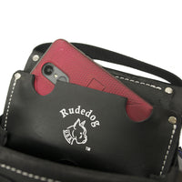 RudedogUSA Leather Tool Bag with Phone Holder #1152 - Ironworkergear
