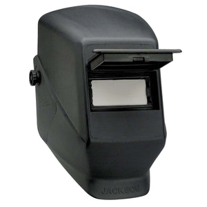 W10 SERIES Passive Welding Helmets are perfectly suited and priced for the cost conscious welder.  They offer a clear, unobstructed view of the weld puddle and come equipped with a shade 10 polycarbonate filter.  Ideal for students, hobbyist and inspectors.