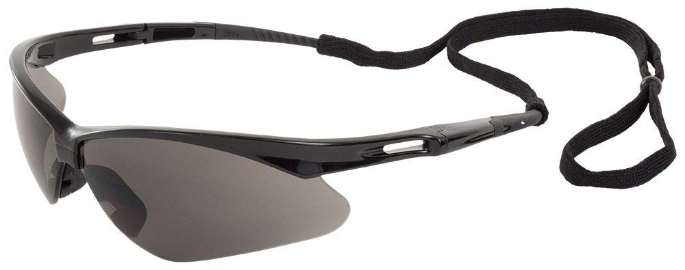 ERB Octane Black Gray Safety Glasses #15326