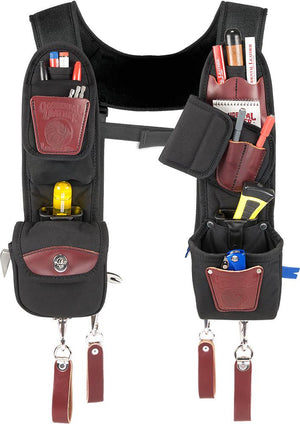 Occidental Leather Part #1550  Suspenders with Clip-On Gear Pockets allow you to carry all essentials and reach less.