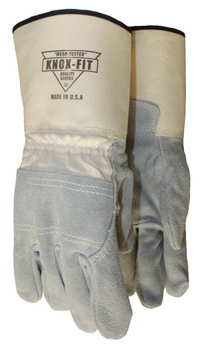 Knox-Fit Leather Palm with Guantlet Cuff